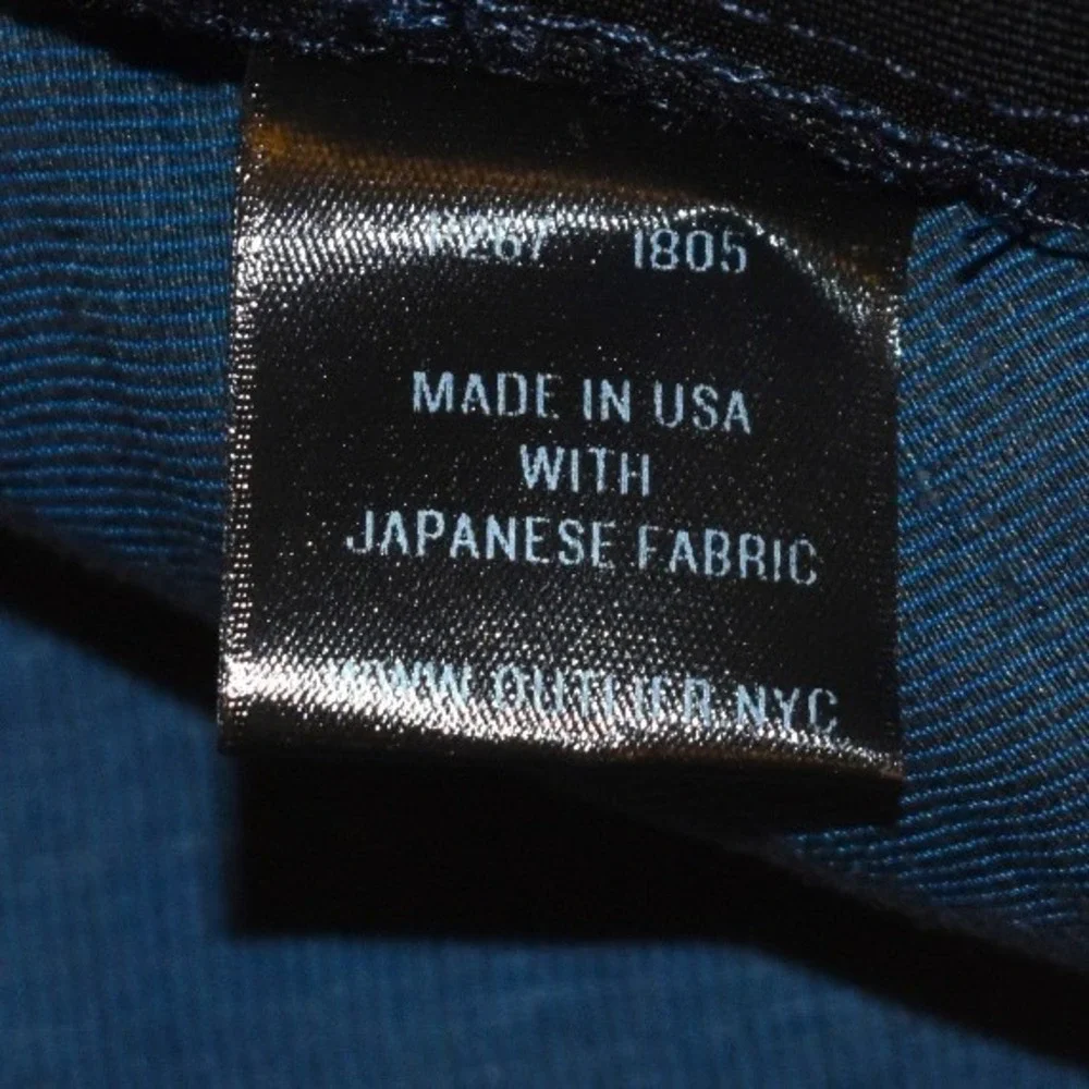 Outlier Injex Loose Onethrees Mens 32 Navy Injected Linen Pants